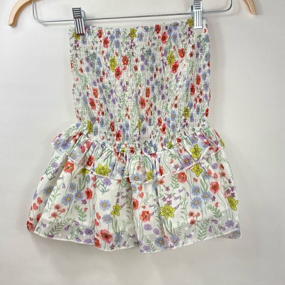 70/21 Ruffle Floral Print Skirt Size XS - Picture 4 of 7